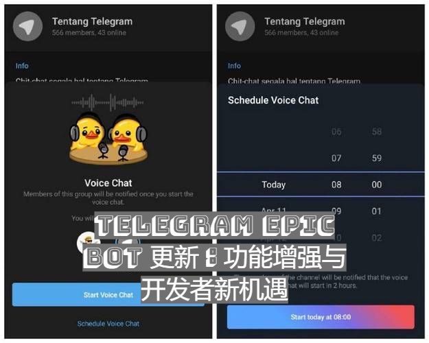 Telegram Epic Bot 更新：功用增強與開發者新機遇