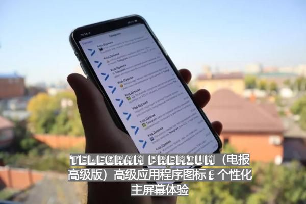 Telegram Premium（电报高级版）高级应用程序图标：个性化主屏幕体验